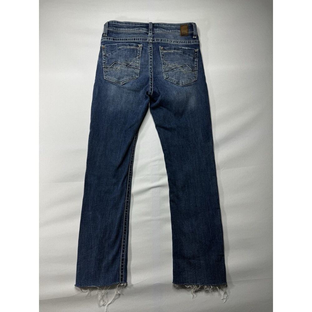 Buckle BKE Payton Women’s Cropped Raw Hem Straight Leg Jeans - 25x31.2 (25x25)* - Picture 2 of 9